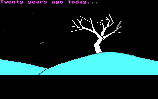 Maniac Mansion IBM PC/Compatibles Screenshot: Twenty years ago today...