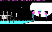 Maniac Mansion for IBM PC/Compatibles - The game starts here.