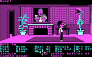 Maniac Mansion for IBM PC/Compatibles - That's a really tall plant!