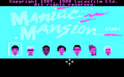 Maniac Mansion for IBM PC/Compatibles - Select two additional characters you wish to play the game with.