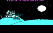 Maniac Mansion for IBM PC/Compatibles - The mansion...and some game credits.