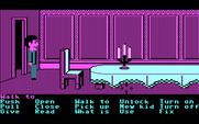 Maniac Mansion for IBM PC/Compatibles - A long dining room...