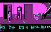 Maniac Mansion for IBM PC/Compatibles - The mansion entrance.