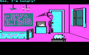 Maniac Mansion for IBM PC/Compatibles - Weird Ed in a cutscene...