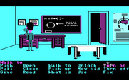 Maniac Mansion for IBM PC/Compatibles - Some rooms start out dark until you find the light...