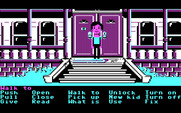 Maniac Mansion for IBM PC/Compatibles - A key is conveniently left under the doormat...