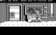 Maniac Mansion for IBM PC/Compatibles - The first cutscene showing Dr. Fred and Sandy.