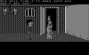 Maniac Mansion for IBM PC/Compatibles - Purple Tentacle throws Dave into the dungeon...
