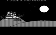 Maniac Mansion for IBM PC/Compatibles - The mansion and some game credits...