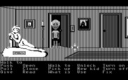 Maniac Mansion for IBM PC/Compatibles - The second floor hallway...