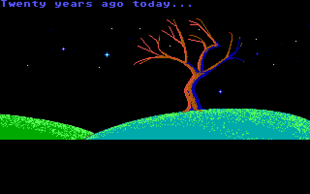 Maniac Mansion IBM PC/Compatibles Screenshot: Twenty years ago today...