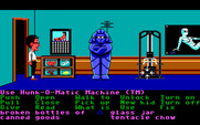 Maniac Mansion for IBM PC/Compatibles - Hmm, an exercise machine...a good way to get strong!