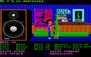 Maniac Mansion for IBM PC/Compatibles - Green Tentacle is depressed...