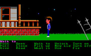 Maniac Mansion for IBM PC/Compatibles - One side of the mansion...