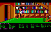 Maniac Mansion for IBM PC/Compatibles - Some rooms are dark until you turn on the lights.