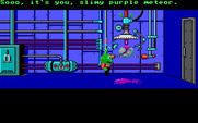 Maniac Mansion for IBM PC/Compatibles - The meteor police take the meteor away...but the game's not over yet in this scenario!