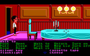 Maniac Mansion for IBM PC/Compatibles - This dining room is very long!