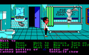 Maniac Mansion for IBM PC/Compatibles - Why is there a mummy in the shower?