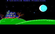 Maniac Mansion for IBM PC/Compatibles - The mansion...and some game credits.