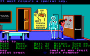 Maniac Mansion for IBM PC/Compatibles - Yikes, a skeleton!