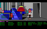 Maniac Mansion for IBM PC/Compatibles - Why is there a nuclear reactor in the basement?