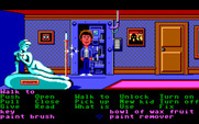 Maniac Mansion for IBM PC/Compatibles - The second floor hallway.