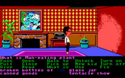 Maniac Mansion for IBM PC/Compatibles - A man eating plant!
