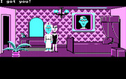 Maniac Mansion for IBM PC/Compatibles - Tried sneaking through Nurse Edna's room, but that didn't work out...