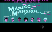 Maniac Mansion for IBM PC/Compatibles - Choose your characters before beginning the game.