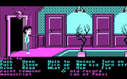 Maniac Mansion for IBM PC/Compatibles - The third floor hallway.