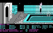 Maniac Mansion for IBM PC/Compatibles - The pool cools the nuclear reactor in the basement.