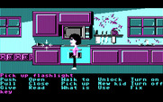 Maniac Mansion for IBM PC/Compatibles - Why is there a chainsaw in the kitchen?