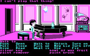 Maniac Mansion for IBM PC/Compatibles - Only some characters can play the piano; Dave isn't one of them!