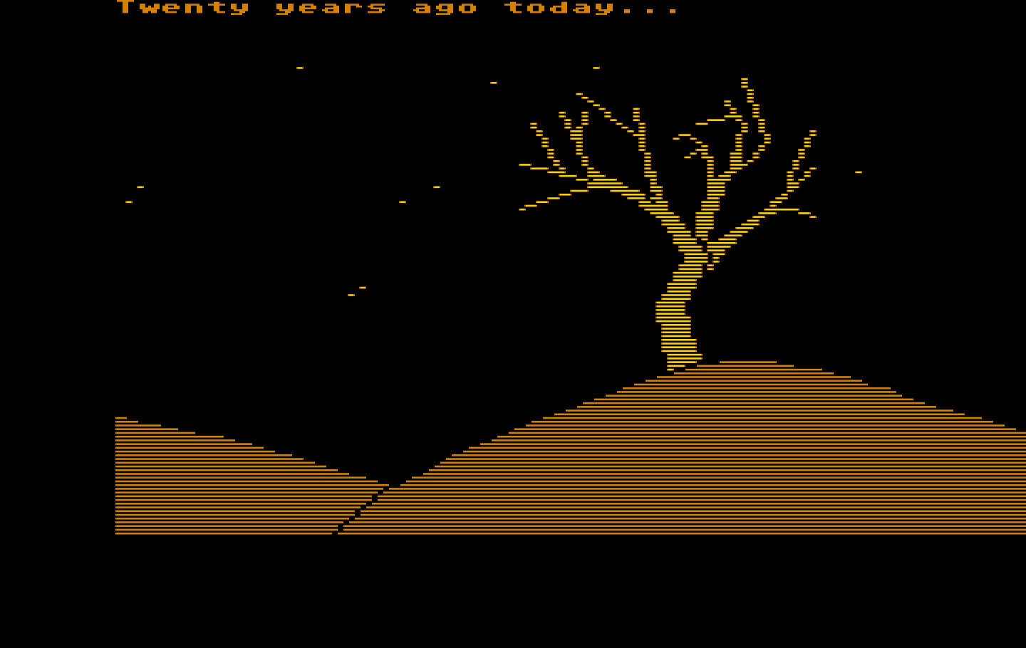Maniac Mansion IBM PC/Compatibles Screenshot: Twenty years ago today...