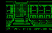 Maniac Mansion for IBM PC/Compatibles - The front door; if only I could find a key somewhere...