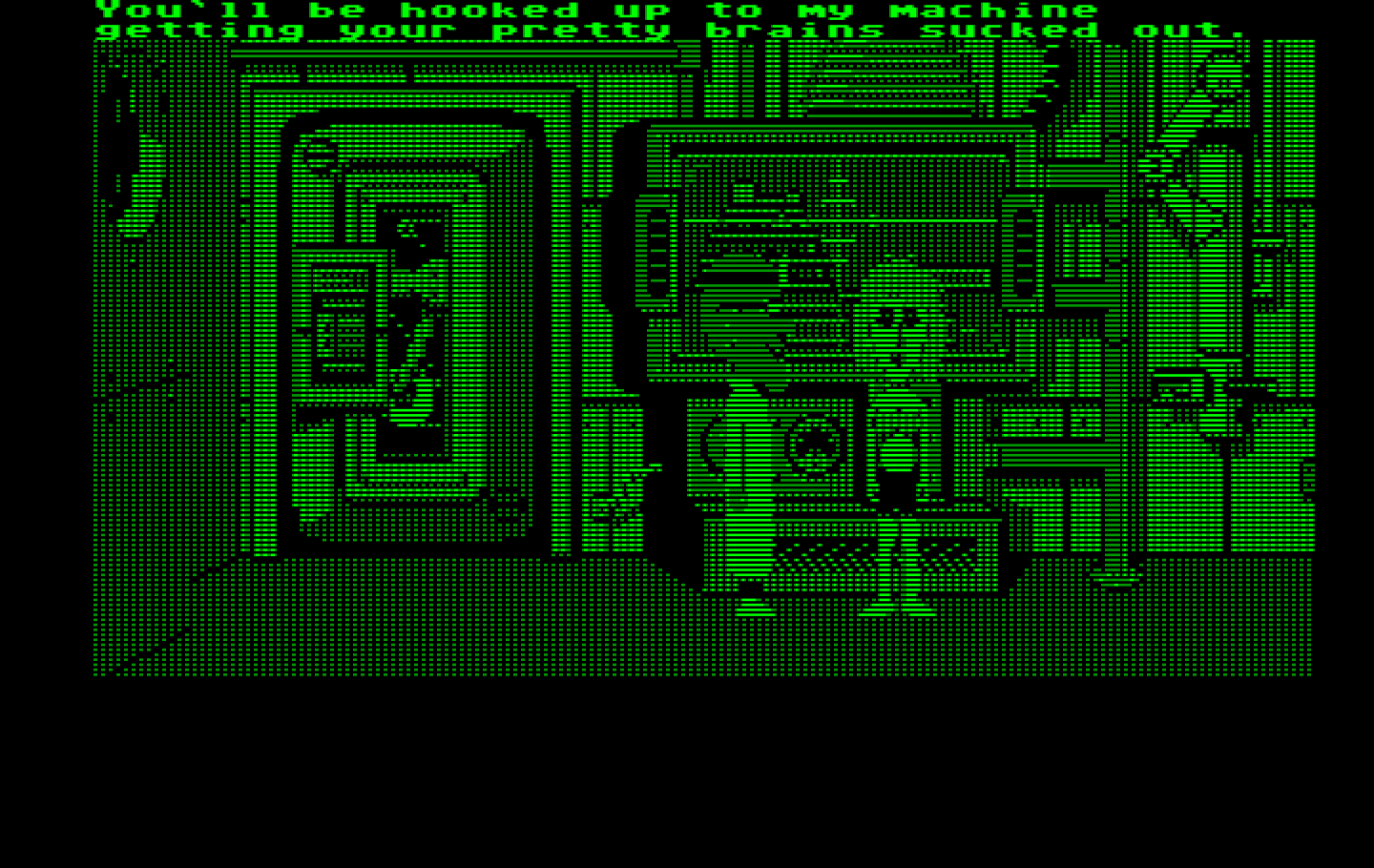 Maniac Mansion IBM PC/Compatibles Screenshot: The first cutscene...