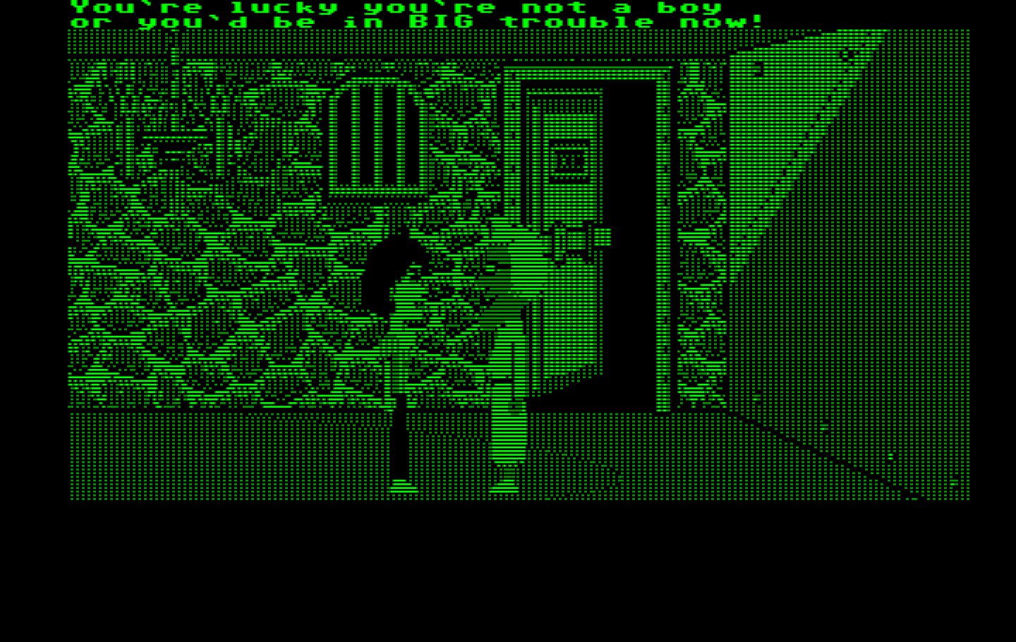 Maniac Mansion IBM PC/Compatibles Screenshot: Trapped in the dungeon!