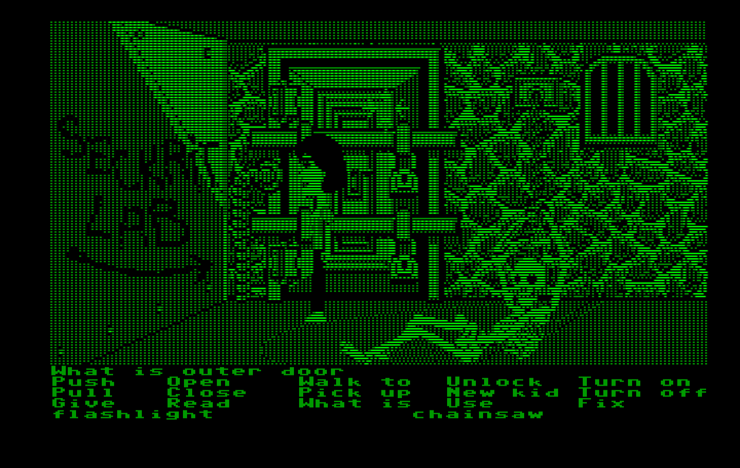 Maniac Mansion IBM PC/Compatibles Screenshot: This way to the seckrit lab!