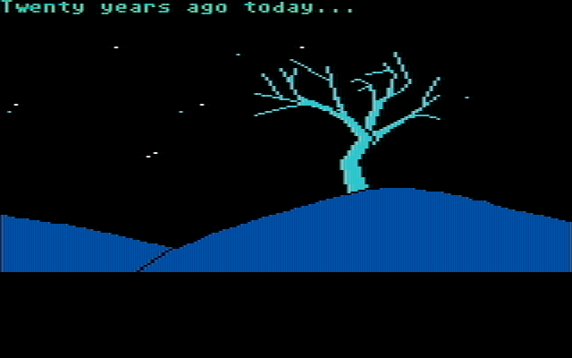 Maniac Mansion IBM PC/Compatibles Screenshot: Twenty years ago today...