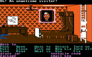 Maniac Mansion for IBM PC/Compatibles - Climbing down a ladder...and I'm caught!