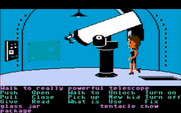 Maniac Mansion for IBM PC/Compatibles - A really powerful telescope...I wonder what I can see with it?