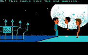 Maniac Mansion for IBM PC/Compatibles - Game start.