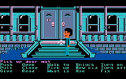 Maniac Mansion for IBM PC/Compatibles - The entrance to the mansion.