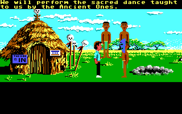 Zak McKracken and the Alien Mindbenders IBM PC/Compatibles Screenshot: Pay attention, you'll need to know this later in the game!