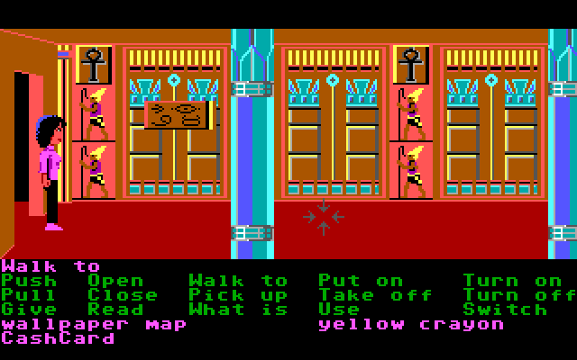 Zak McKracken and the Alien Mindbenders IBM PC/Compatibles Screenshot: Yet another maze to get lost in...