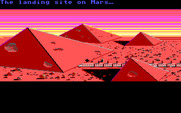 Zak McKracken and the Alien Mindbenders for IBM PC/Compatibles - The landing site on Mars...