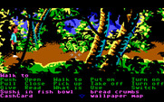 Zak McKracken and the Alien Mindbenders for IBM PC/Compatibles - Lost in the jungle, one of several mazes in the game.