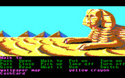 Zak McKracken and the Alien Mindbenders for IBM PC/Compatibles - Approaching a giant sphinx...