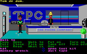 Zak McKracken and the Alien Mindbenders for IBM PC/Compatibles - Visiting the phone company in disguise.