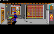 Zak McKracken and the Alien Mindbenders for IBM PC/Compatibles - Create a distraction to sneak around...